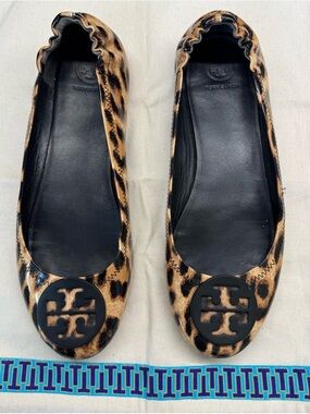 Tory Burch Leopard Print Ballet Flats